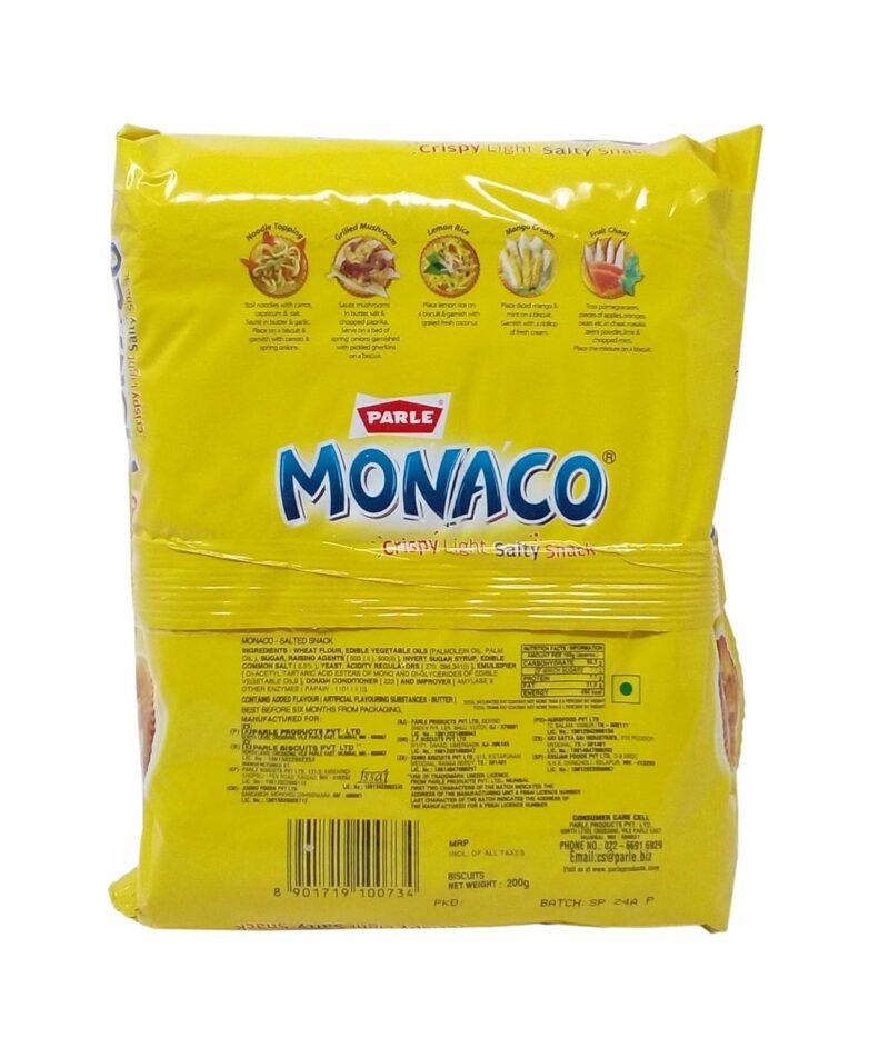Parle Monaco Salted Crackers
