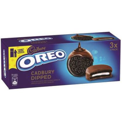 Oreo Cadbury	Dipped