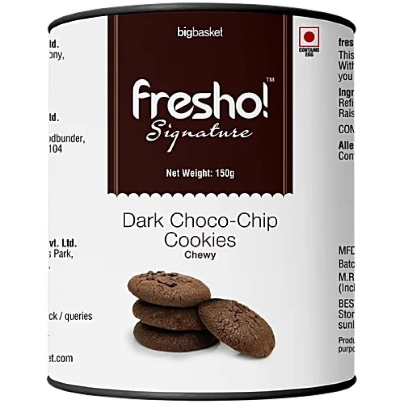 Fresho! Signature	Dark Choco Chip Cookies - Image 2