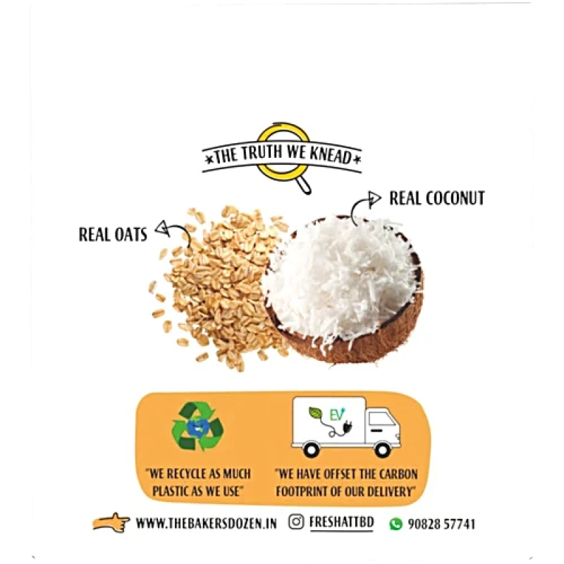 The Baker's Dozen	Zero Maida Coconut Oats - Image 2