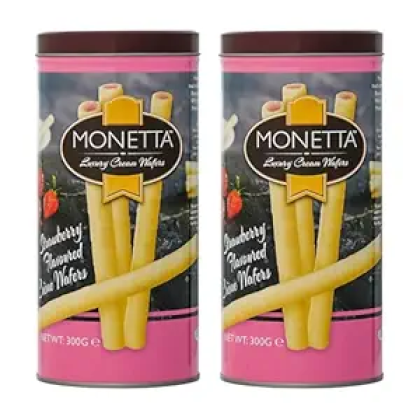 Monetta	Wafer Sticks - Strawberry