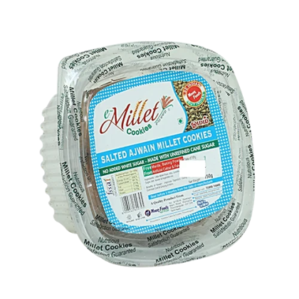 Millet Cookies	Salt with Ajwain