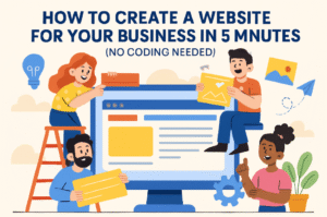 How to create a website for your business in 5 min